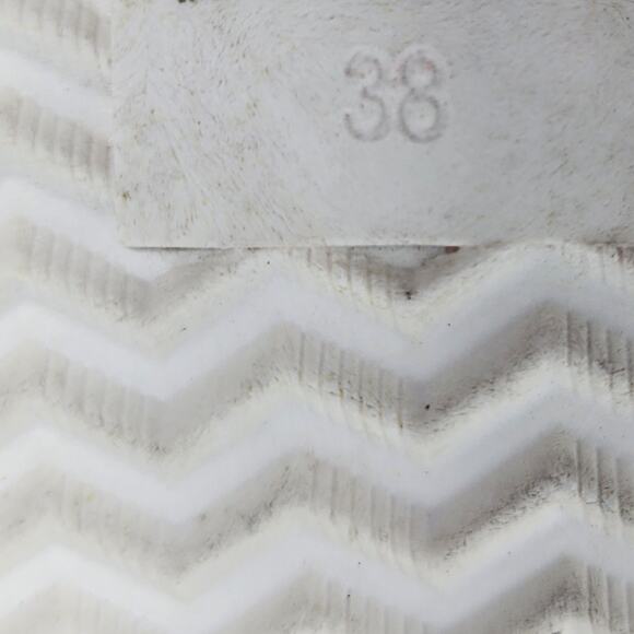 Free People Varsity Slip-on Sneaker Women EU38/US7.5 White Calf Hair Black Heel - Picture 13 of 13